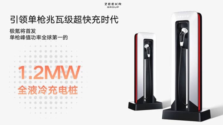 Hãng xe điện Zeekr công bố “siêu sạc” công suất tới 1.200 kW