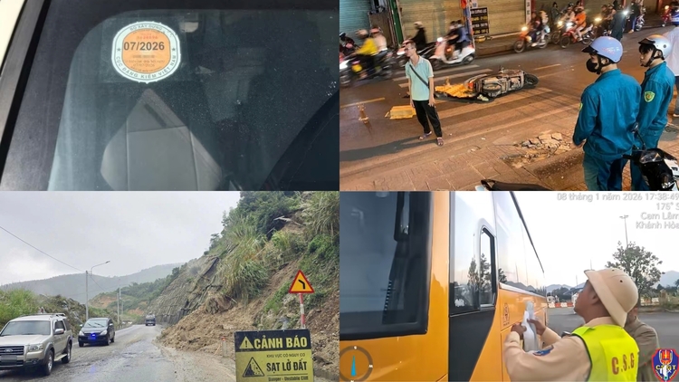 Thông tin giao thông ngày 9/1: Xử phạt nặng xe khách, tai nạn liên tiếp và bỏ tem phí đường bộ