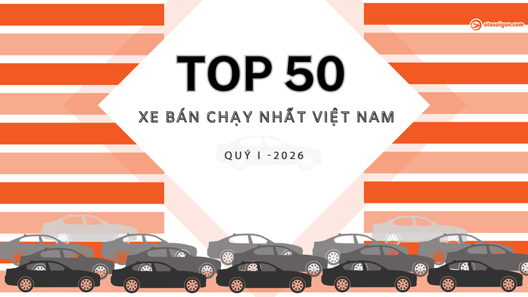 Top 50 xe bán chạy quý I-2025: Cục diện thị trường đang chuyển dịch rõ nét sang xe 